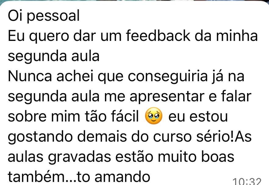 Depoimento WhatsApp 1